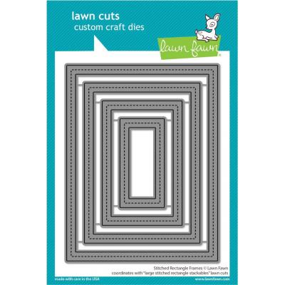 Lawn Fawn Lawn Cuts Dies - Stitched Rectangle Frames